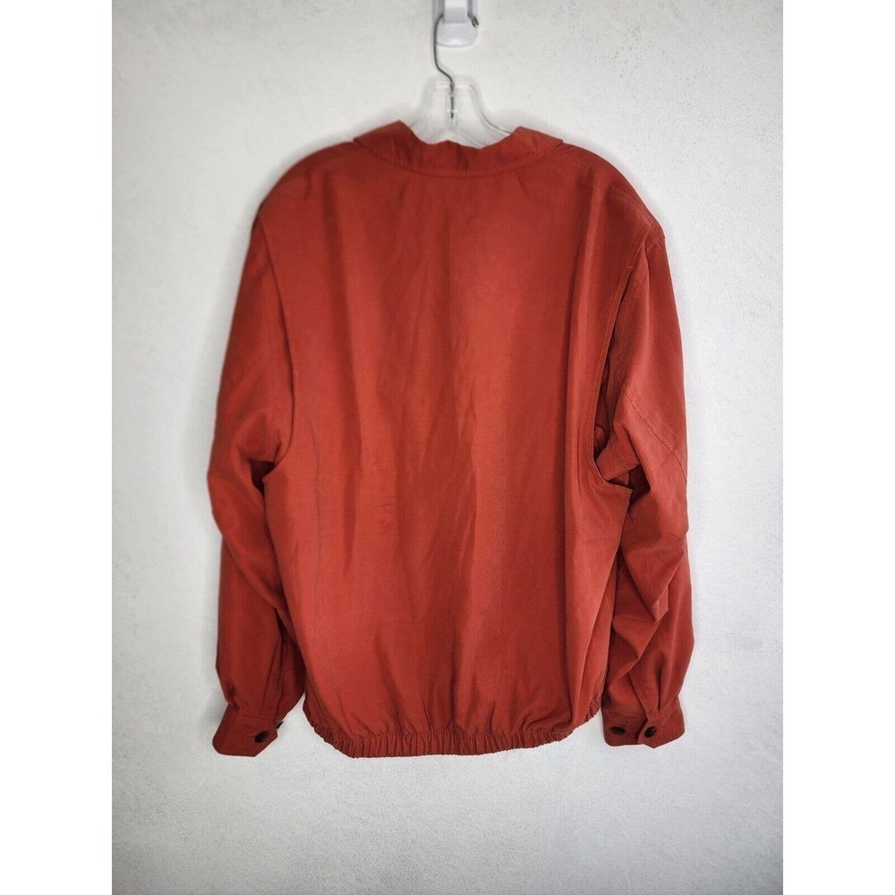 Vintage Orvis Signature Series Jacket Mens M Soft Faux Suede Lined Burnt… - Picture 3 of 15